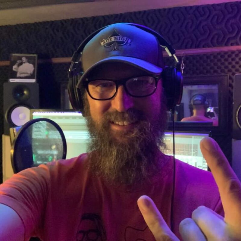 Darren Senn recording a single at PYOM!
